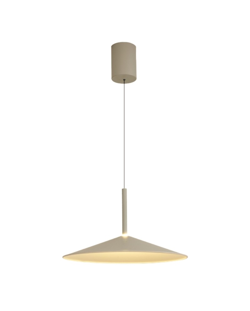 CALICE * COLGANTE GRANDE LED 1L - CENIZA